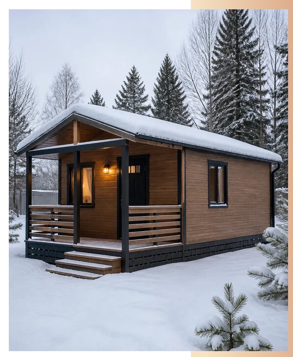 Зимние дачные домики в Владимире по цене от 259375 р. | БытовкаПрофи-Вдм